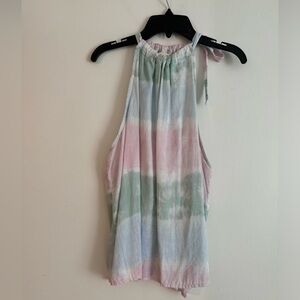 Cloth & Stone Pastel Tie Dye Top
